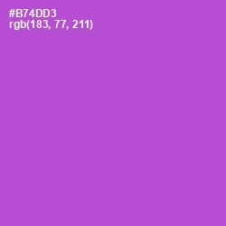 #B74DD3 - Amethyst Color Image