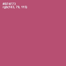 #B74F73 - Cadillac Color Image