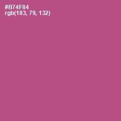 #B74F84 - Tapestry Color Image