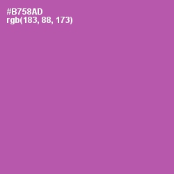 #B758AD - Wisteria Color Image