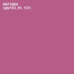 #B75B89 - Tapestry Color Image