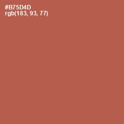 #B75D4D - Crail Color Image