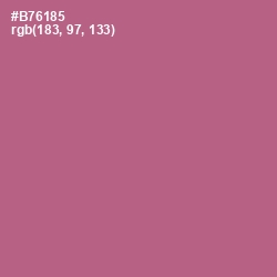 #B76185 - Turkish Rose Color Image