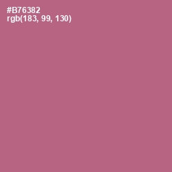 #B76382 - Turkish Rose Color Image