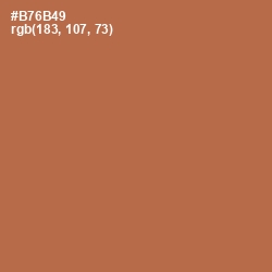 #B76B49 - Santa Fe Color Image