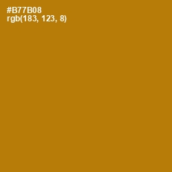 #B77B08 - Pirate Gold Color Image