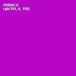 #B806C6 - Electric Violet Color Image