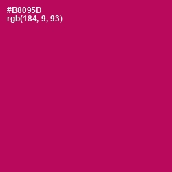 #B8095D - Jazzberry Jam Color Image