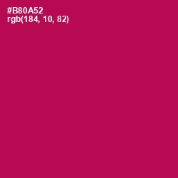 #B80A52 - Jazzberry Jam Color Image