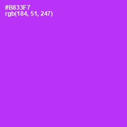 #B833F7 - Electric Violet Color Image