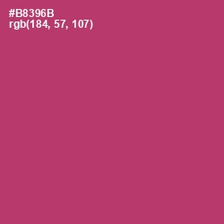 #B8396B - Hibiscus Color Image