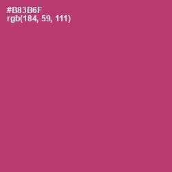 #B83B6F - Hibiscus Color Image
