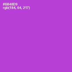 #B840D9 - Amethyst Color Image