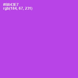 #B843E7 - Amethyst Color Image