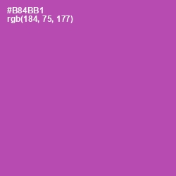 #B84BB1 - Wisteria Color Image