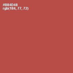 #B84D48 - Chestnut Color Image