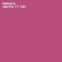 #B84D7A - Cadillac Color Image