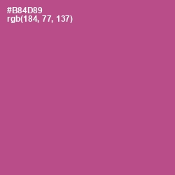 #B84D89 - Tapestry Color Image