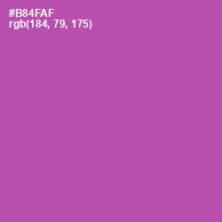 #B84FAF - Wisteria Color Image