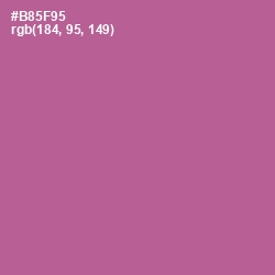 #B85F95 - Tapestry Color Image