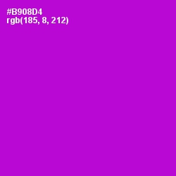 #B908D4 - Electric Violet Color Image