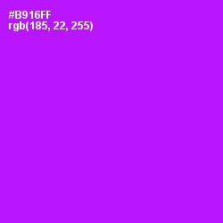 #B916FF - Electric Violet Color Image