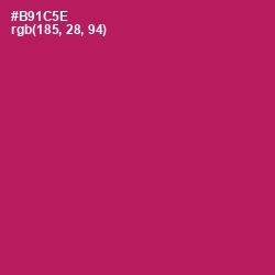 #B91C5E - Jazzberry Jam Color Image
