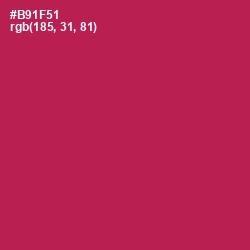 #B91F51 - Jazzberry Jam Color Image