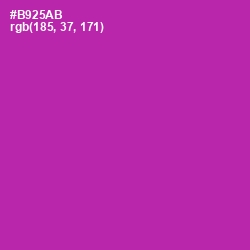 #B925AB - Medium Red Violet Color Image