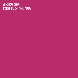 #B92C6A - Hibiscus Color Image