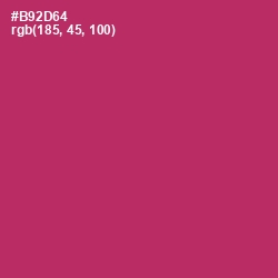 #B92D64 - Hibiscus Color Image