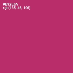 #B92E6A - Hibiscus Color Image