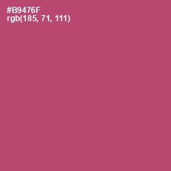 #B9476F - Blush Color Image