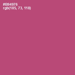 #B94976 - Blush Color Image