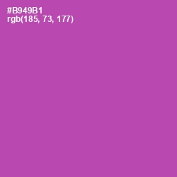 #B949B1 - Wisteria Color Image