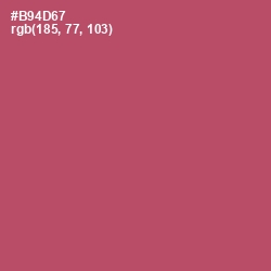 #B94D67 - Blush Color Image