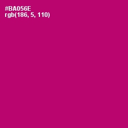#BA056E - Lipstick Color Image