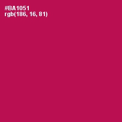#BA1051 - Jazzberry Jam Color Image