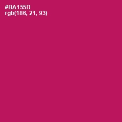 #BA155D - Jazzberry Jam Color Image