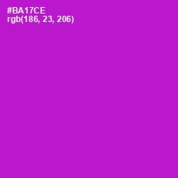 #BA17CE - Electric Violet Color Image