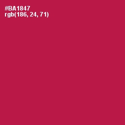 #BA1847 - Jazzberry Jam Color Image