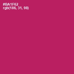 #BA1F62 - Lipstick Color Image