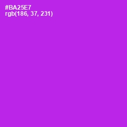 #BA25E7 - Electric Violet Color Image