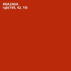 #BA2A0A - Tabasco Color Image