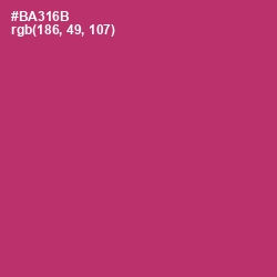 #BA316B - Hibiscus Color Image