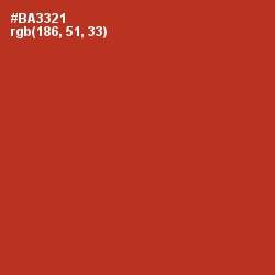 #BA3321 - Tall Poppy Color Image