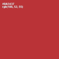 #BA3437 - Well Read Color Image