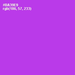 #BA39E9 - Electric Violet Color Image