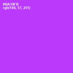 #BA39FB - Electric Violet Color Image