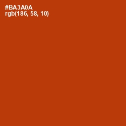 #BA3A0A - Tabasco Color Image